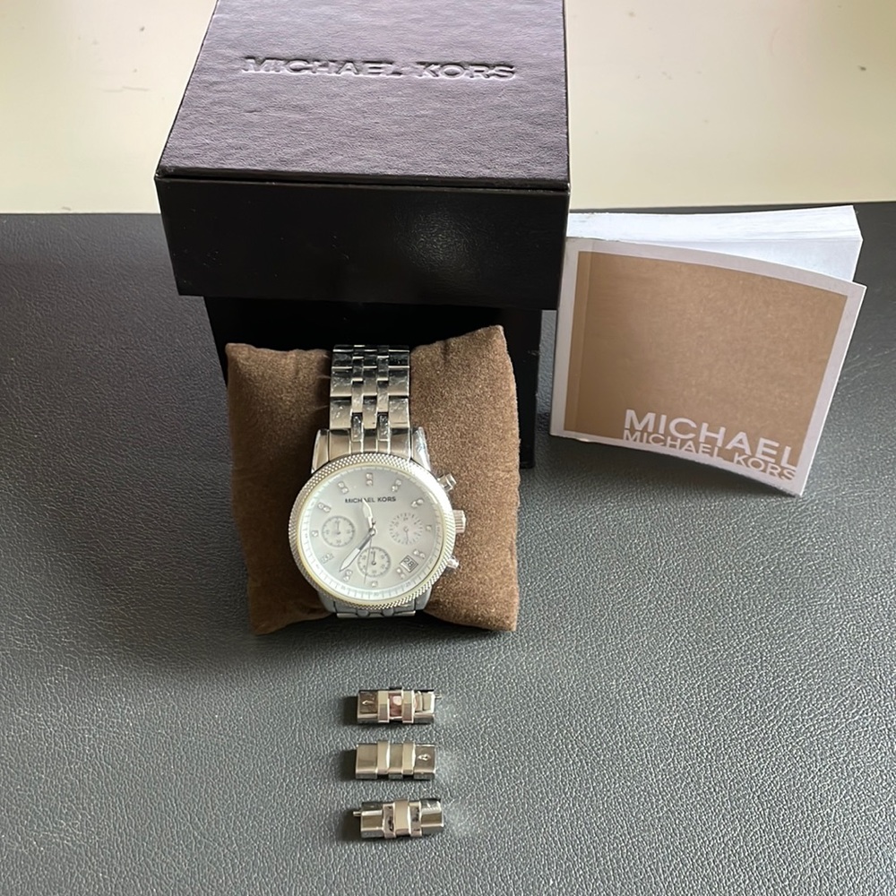Michael Kors silver watch